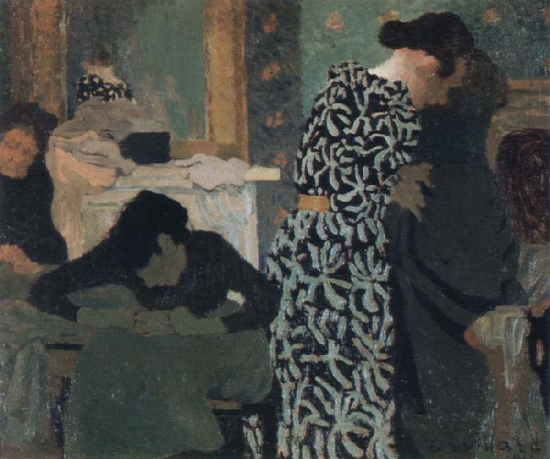 Edouard Vuillard the flowered dress